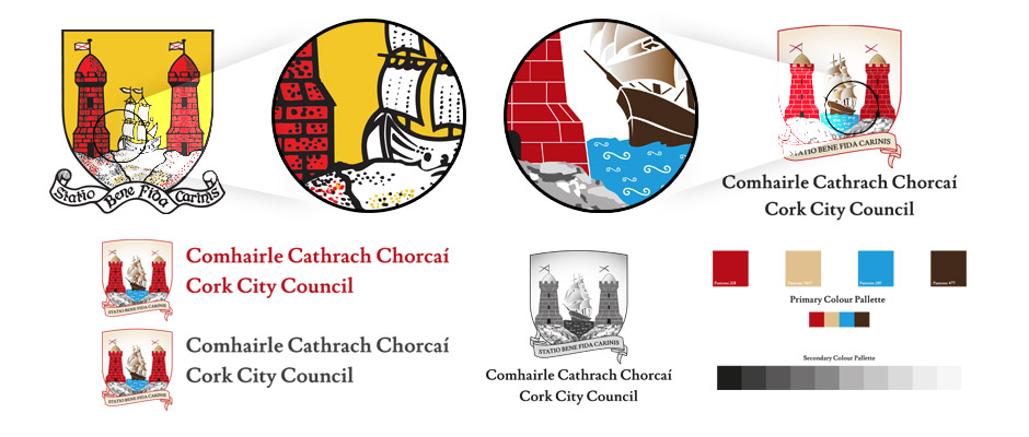 Cork City Council Identity design